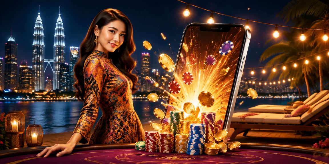 Permainan Kasino Kuala Lumpur dengan motif batik